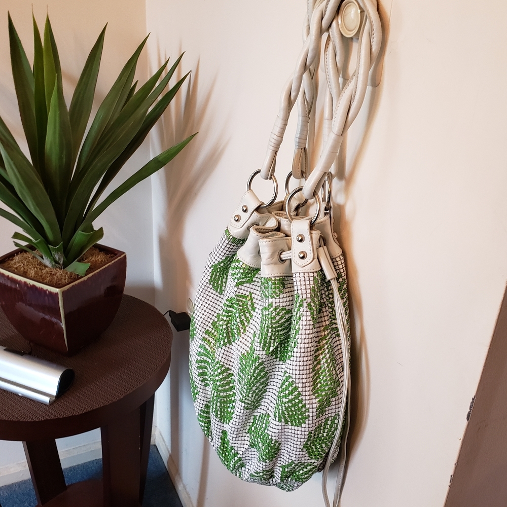 ADRIENNE VITTADINI MESH HOBO BAG